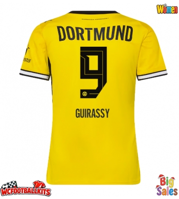 Borussia Dortmund Serhou Guirassy #9 Replica Home Stadium Shirt for Women 2026-27 Short Sleeve
